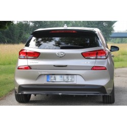 CENTRAL ARRIÈRE SPLITTER (AVEC UNE BARRE VERTICALE) HYUNDAI I30 MK3 HATCHBACK