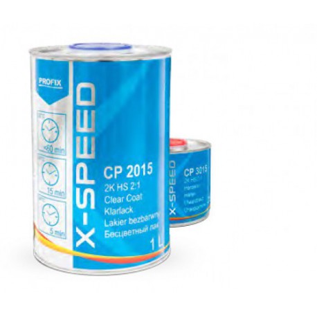 Vernis CP2015 X-Speed 1l5 séchage à l'air rapide air dry durcisseur inclus