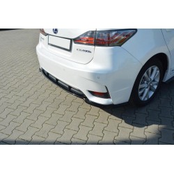 CENTRAL ARRIÈRE SPLITTER LEXUS CT MK1 FACELIFT (SANS BARRES VERTICALES)