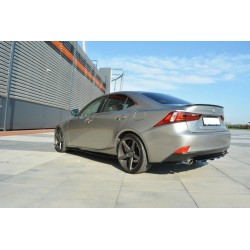 CENTRAL ARRIÈRE SPLITTER LEXUS IS MK3 T (AVEC UNE BARRE VERTICALE)