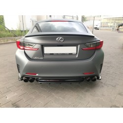 CENTRAL ARRIÈRE SPLITTER (AVEC UNE BARRE VERTICALE) LEXUS RC