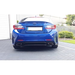 CENTRAL ARRIÈRE SPLITTER (SANS BARRES VERTICALES) LEXUS RC