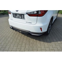 CENTRAL ARRIÈRE SPLITTER LEXUS RX MK4 H (AVEC UNE BARRE VERTICALE)