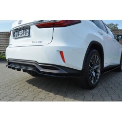 CENTRAL ARRIÈRE SPLITTER LEXUS RX MK4 H (AVEC UNE BARRE VERTICALE)