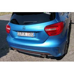 CENTRAL ARRIÈRE SPLITTER (AVEC UNE BARRE VERTICALE) MERCEDES-BENZ W176 AMG-LINE AVANT FACELIFT