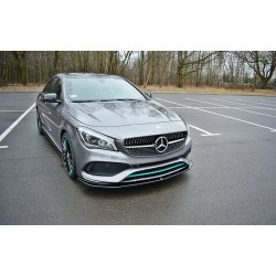 LAME DU PARE-CHOCS AVANT / SPLITTER V.1 MERCEDES-BENZ CLA C117 AMG-LINE FACELIFT