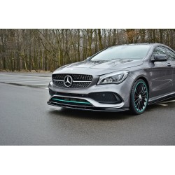 LAME DU PARE-CHOCS AVANT / SPLITTER V.1 MERCEDES-BENZ CLA C117 AMG-LINE FACELIFT