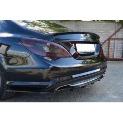 CENTRAL ARRIÈRE SPLITTER MERCEDES CLS C218 (AVEC UNE BARRE VERTICALE) AMG LINE