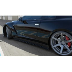 SET DES DIFFUSEUR DES BAS DE CAISSE NISSAN GT-R AVANT FACELIFT COUPE (R35-SERIES)
