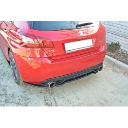 CENTRAL ARRIÈRE SPLITTER PEUGEOT 308 II GTI (AVEC BARRES VERTICALES)
