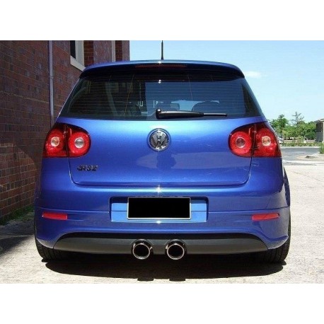 RAJOUT DU PARE-CHOCS ARRIÈRE VW GOLF V R32 version avec une double sortie pour pot final d'echappement (sortie d'echappement R32