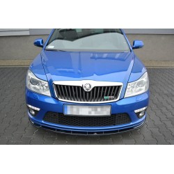 LAME DE PARE-CHOCS V1 AVANT SKODA OCTAVIA MK2 (RS VERSION) FACELIFT APRÈS FACELIFTING