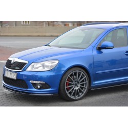 LAME DE PARE-CHOCS V1 AVANT SKODA OCTAVIA MK2 (RS VERSION) FACELIFT APRÈS FACELIFTING