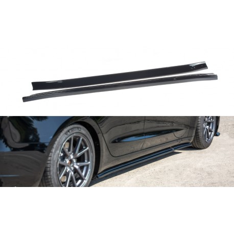 SET DES DIFFUSEUR DES BAS DE CAISSE TESLA MODEL 3 SET DES DIFFUSEUR DES BAS DE CAISSE TESLA MODEL 3
