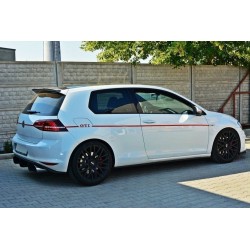 VW GOLF MK7 GTI DIFFUSEUR ARRIERE & LAME DU PARE CHOCS ARRIERE