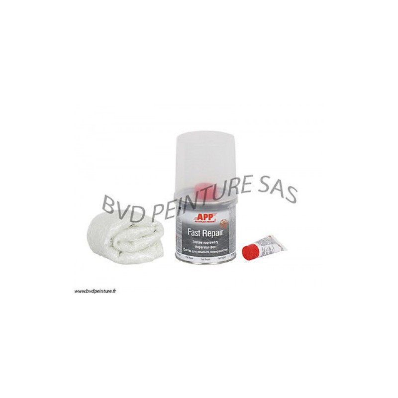 Artespray - Kit résine polyester Artepol 1000 1 kg + fibre de verre 1 M2 + peroxyde pour