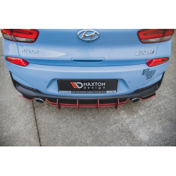 SPORT DURABILITÉ CENTRAL DIFFUSEUR ARRIERE V.2 HYUNDAI I30 N MK3 HATCHBACK