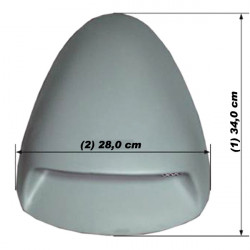 PRISE D'AIR UNIVERSEL TURBO 34x28