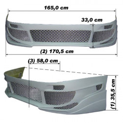 PARE-CHOCS AVANT UNIVERSEL RACING