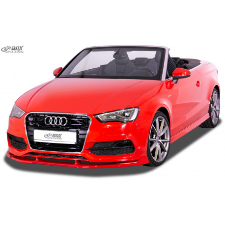 Lame de pare choc avant VARIO-X pour AUDI A3 8V7 Cabrio S-Line / S3 Cabrio (pare-chocs avant S-Line ou S3 -2016)