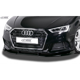 Lame de pare choc avant VARIO-X pour AUDI A3 8V, 8VA Sportback, 8VS berline, 8V7 Cabrio S-Line & S3 (Facelift 2016+)
