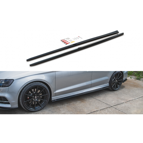 RAJOUTS DES BAS DE CAISSE V.2 AUDI S3 / A3 S-LINE SEDAN 8V FACELIFT