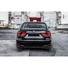 CENTRAL ARRIERE SPLITTER (AVEC UNE BARRE VERTICALE) LEUXS LS MK4 FACELIFT