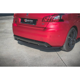 CENTRAL ARRIERE SPLITTER PEUGEOT 308 GT MK2 FACELIFT