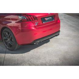 CENTRAL ARRIERE SPLITTER PEUGEOT 308 GT MK2 FACELIFT