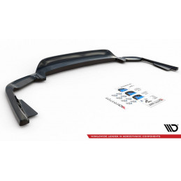 CENTRAL ARRIERE SPLITTER (AVEC UNE BARRE VERTICALE) VOLVO XC60 MK2 R-DESIGN