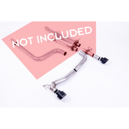 RAJOUT DU PARE-CHOCS ARRIERE + MILLTEK SPORT FORD FIESTA MK8 ST EXTENSION D'ÉCHAPPEMENT