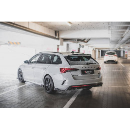 LAMES DE PARE-CHOCS ARRIÈRE LATÉRALES + AILERONS V.2 SKODA OCTAVIA RS MK4
