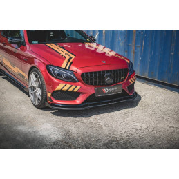 SPORT DURABILITÉ LAME DU PARE-CHOCS AVANT + FLAPS MERCEDES - AMG C43 COUPE C205