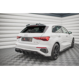 RAJOUT DU PARE-CHOCS ARRIERE + FAUX POT D'ÉCHAPPEMENT AUDI A3 S-LINE SPORTBACK 8Y