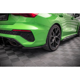 STREET PRO LAME DU PARE CHOCS ARRIERE + FLAPS AUDI RS3 SEDAN 8Y