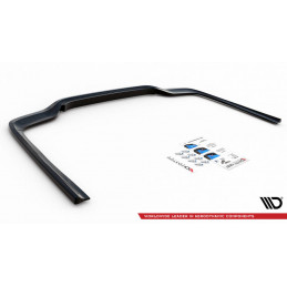 CENTRAL ARRIERE SPLITTER (AVEC UNE BARRE VERTICALE) MERCEDES-BENZ E AMG-LINE SEDAN W212 FACELIFT