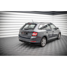 CENTRAL ARRIERE SPLITTER (AVEC UNE BARRE VERTICALE) SKODA FABIA COMBI MK3 FACELIFT