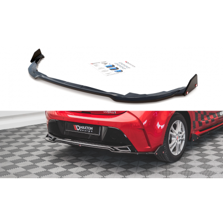 CENTRAL ARRIERE SPLITTER + FLAPS TOYOTA COROLLA GR SPORT HATCHBACK XIICENTRAL ARRIERE SPLITTER + FLAPS TOYOTA COROLLA GR SPORT H