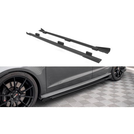 STREET PRO RAJOUTS DES BAS DE CAISSE + FLAPS AUDI S3 SPORTBACK 8V FACELIFT