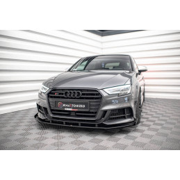 STREET PRO LAME DU PARE-CHOCS AVANT V.1 + FLAPS AUDI S3 SPORTBACK 8V FACELIFT