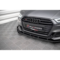 STREET PRO LAME DU PARE-CHOCS AVANT V.1 + FLAPS AUDI S3 SPORTBACK 8V FACELIFT