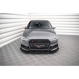 STREET PRO LAME DU PARE-CHOCS AVANT V.1 + FLAPS AUDI S3 SPORTBACK 8V FACELIFT