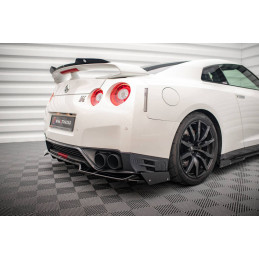 CENTRAL ARRIERE SPLITTER + FLAPS NISSAN GTR R35 FACELIFT
