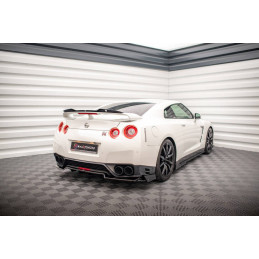 CENTRAL ARRIERE SPLITTER + FLAPS NISSAN GTR R35 FACELIFT