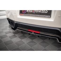 CENTRAL ARRIERE SPLITTER + FLAPS NISSAN GTR R35 FACELIFT