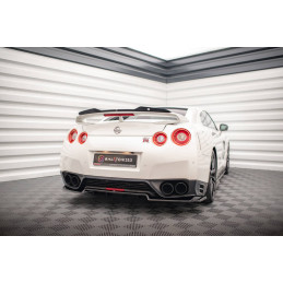 CENTRAL ARRIERE SPLITTER (AVEC UNE BARRE VERTICALE) NISSAN GTR R35 FACELIFT