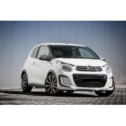 Enjoliveurs de passage de roue avant et arrière noir Citroën C1 II de 07/2014