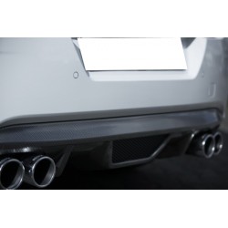 Tablier arrière look carbone avec découpe pour système duplex Citroën C4 2010-2018