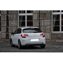 Tablier arrière look carbone sans découpe pour système duplex Citroën C4 2010-2018