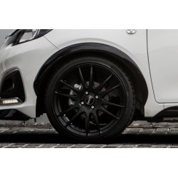 Passages de roue avant et arrière noir Peugeot 108 à partir de 07/2014